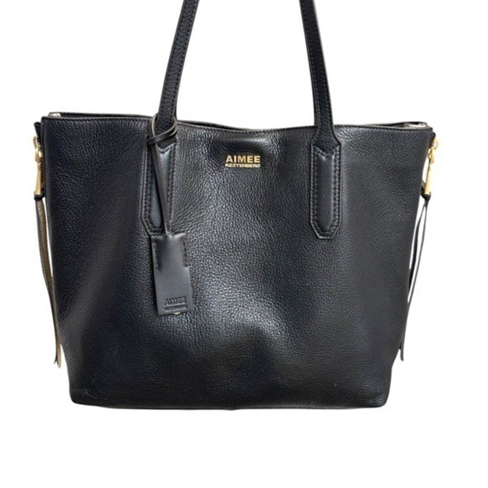 AIMEE KESTENBERG LEATHER SYDNEY TOTE - COLOR: BLACK